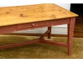 A Fine Vintage Pine Farmhouse Table