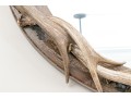 Fabulous Faux Antler Decorated Oval Framed Mirror
