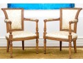 Pair Of Italianate Neoclassical Style Fauteuils