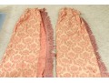 Pair Of Lined Silk Curtains