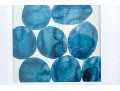 Decorative Print Of Abstract Blue Bubbles