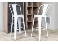 Pair Of White Barstools