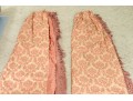 Pair Of Lined Silk Curtains