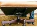 Lillian August Couture Leather Upholstered Executive Office Chair