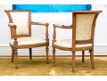 Pair Of Italianate Neoclassical Style Fauteuils