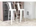 Pair Of White Barstools