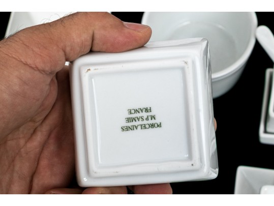 Assembled Collection Of Classic White Ceramic Serving Wares
