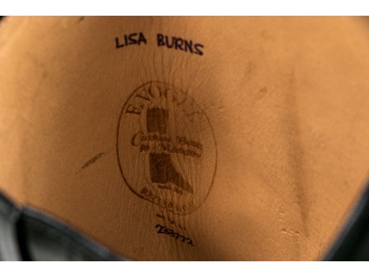 E. Vogel, NY, Pair Of Custom Black Leather Boots, Please See Sizing Note