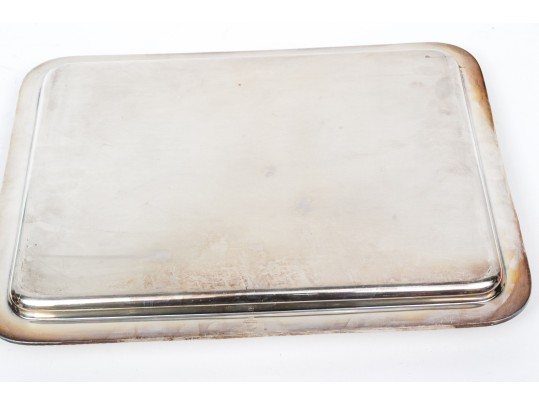 Quality Meridional Brazilian Silver Plated Twin Handled Tray