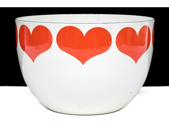 Arabia Enameled Serving Bowl