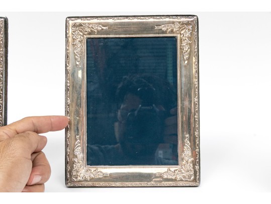 Collection Of Four Sterling Silver Mounted Picture Frames