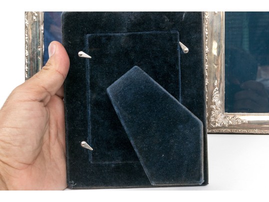Collection Of Four Sterling Silver Mounted Picture Frames