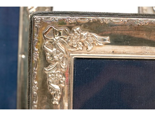 Collection Of Four Sterling Silver Mounted Picture Frames