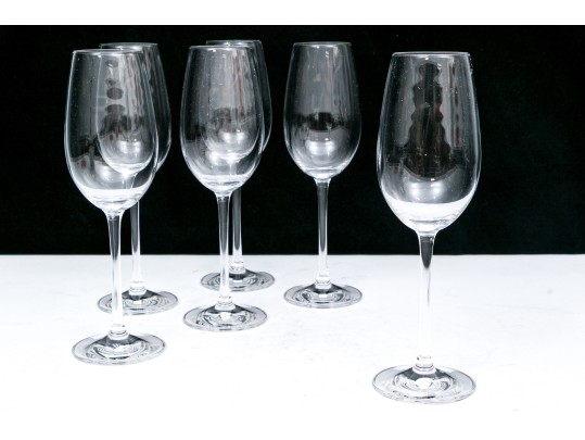 Set Of Six Reidel Stemmed Goblets