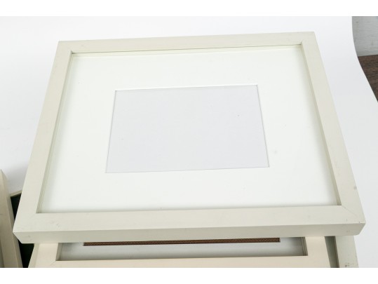 Collection Of Sixteen Pottery Barn Easel Back Picture Frames, Including Two Larger