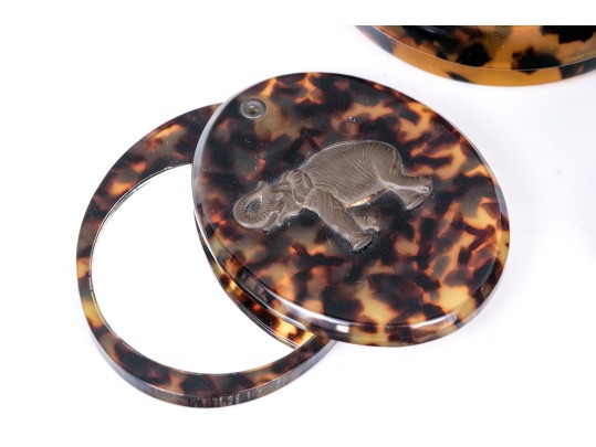 Collection Of Three Small Tortoise Items