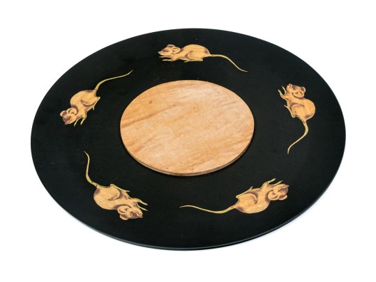 Vintage Couroc Plastic And Wood Cheeseboard
