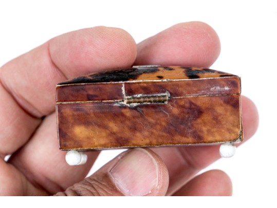 Collection Of Three Tortoise Snuff Boxes