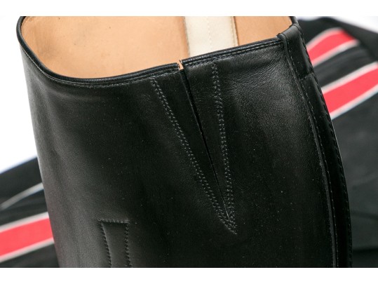 E. Vogel, NY, Pair Of Custom Black Leather Boots, Please See Sizing Note