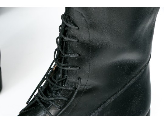 E. Vogel, NY, Pair Of Custom Black Leather Boots, Please See Sizing Note