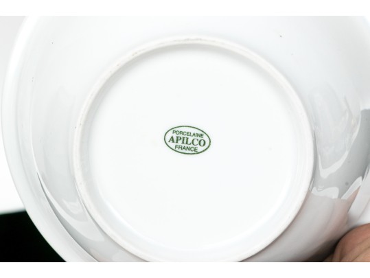 Assembled Collection Of Eighteen Classic White Porcelain Dining And Serving Wares