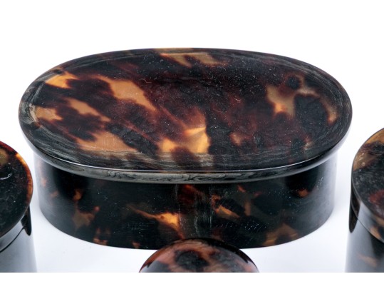 Collection Of Six Tortoise Boxes