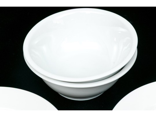 Assembled Collection Of Eighteen Classic White Porcelain Dining And Serving Wares