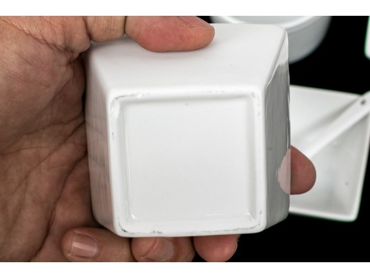 Assembled Collection Of Classic White Ceramic Serving Wares