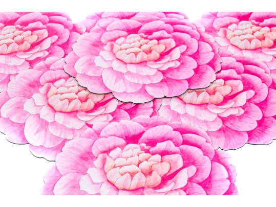 Set Of 7 Vintage Caspari Camellia Chatsworth Place Mats