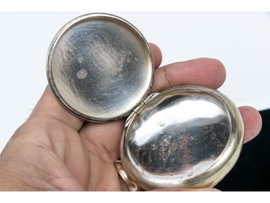 Collection Of Six Pillboxes, Including Two English Sterling And One French 800 Silver