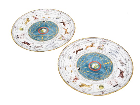 Pair Of Paravicini, Milano Decorative Plates