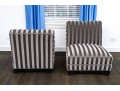 Pair Of Custom Quality Slipper Chairs