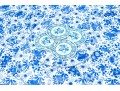 Set Of Vintage Blue And White Placemats And Coasters
