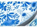 Set Of Vintage Blue And White Placemats And Coasters