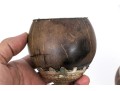 Assembled Collection Of Four.Coconut Goblets