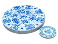 Set Of Vintage Blue And White Placemats And Coasters