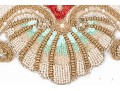Set Of Four Kim Seybert Exceptional Beaded Placemats