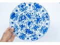 Set Of Vintage Blue And White Placemats And Coasters
