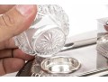 English Silver Plated Egyptian Revival Inkwell With Two Lidded Bottles