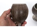 Assembled Collection Of Four.Coconut Goblets