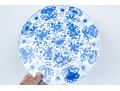 Set Of Vintage Blue And White Placemats And Coasters