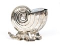 Antique English Victorian Silverplate Nautilus Spoon Warmer