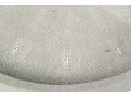 Designer Faux Shagreen Round Tray