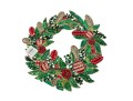 Vintage Kim Seybert Embroidered Garland Placemat