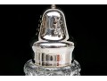 Collection Of Five Large Cut Crystal And Silverplate Shakers