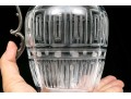 Antique Late 19th Classical Silver Plated Etched Crystal Claret Jug