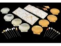 Fabulous Collection Of Nautical Caviar And Cocktail Serving Wares