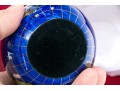 Kalifano Gemstone Inlaid Globe Paperweight Boxed