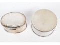 Three Fine Silver Plated Lidded Boxes