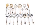 A FIne Group Of Silver Plate Serving Utensils, 18 Pieces